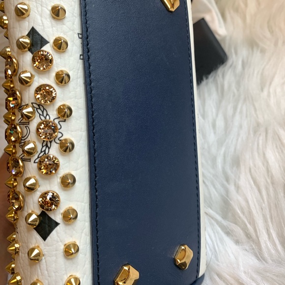 RARE MCM Swarovzki 2 way boston - Nano - Picture 5 of 16